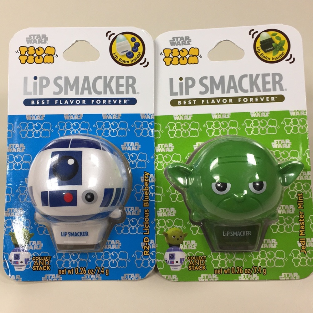 R2D2  & Yoda Star Wars Lip Smackers